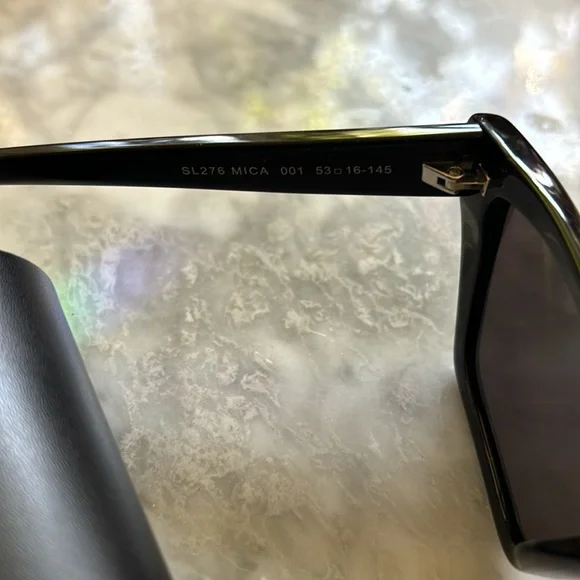 Saint Laurent Black Sunglasses - Picture 6 of 9